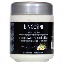 BingoSpa Sól do kąpieli antycellulitowa z minerałami, borowiną i rumiankiem 550g